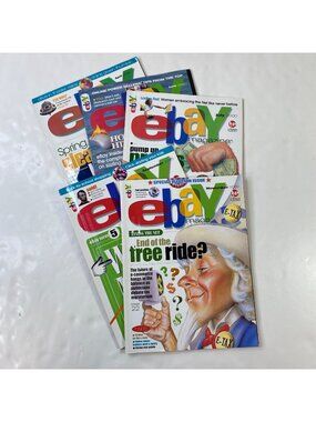 Lot Of 6 Vintage eBay Magazine Issues From 2000-2001